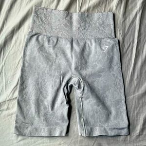 Grey gymshark biker shorts